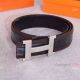 Copy Hermes Black Leather Belt Red Stitch with Brushed 'H' buckle (3)_th.jpg